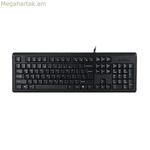 Ստեղնաշար A4 Tech KR-92 սև, մոնոխրոմ, անգլերեն, QWERTY