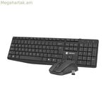 Ստեղնաշար և մկնիկ Natec NZB-1989 սև QWERTY Qwerty ԱՄՆ