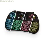 Ստեղնաշար Savio KW-03 QWERTY անգլերեն սև Qwerty ԱՄՆ