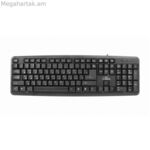 Titanum TKR101 Սև Մոնոխրոմ Անգլերեն Ռուսերեն QWERTY ստեղնաշար
