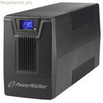Անխափան սնուցման համակարգ Interactive UPS Power Walker VI 800 SCL FR 480 W