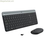 Ստեղնաշար և մկնիկ Logitech MK470 մոխրագույն գրաֆիտ Qwerty ԱՄՆ