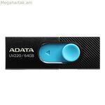 USB կրիչ Adata UV220 64 GB սև/կապույտ