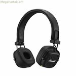 Bluetooth ականջակալ միկրոֆոնով Marshall Major IV BT սև