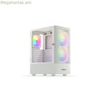 ATX կիսաաշտարակային տուփ Krux KRXD005 սպիտակ