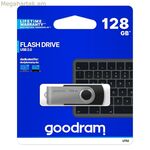 USB կրիչ GoodRam UTS2-1280K0R11 128 GB 128 GB Սև Սև/Արծաթագույն (1 հատ)