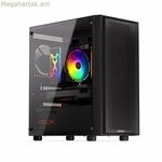 ATX կիսաաշտարակային տուփ Krux KRXD002 սև