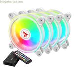 Սառնարանային օդափոխիչ Savio FAN-01 սպիտակ Ø 12 սմ 4 հատ
