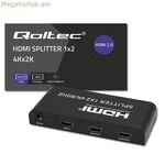 HDMI անջատիչ Qoltec 51797 սև