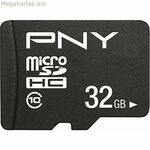 Միկրո SD հիշողության քարտ ադապտերով PNY Performance Plus Performance Plus C10 32 GB