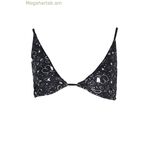 KARL LAGERFELD BEACHWEAR կանացի սև լողազգեստ [SF-10347]