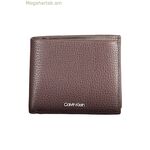 CALVIN KLEIN տղամարդու շագանակագույն դրամապանակ [SF-14622]