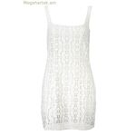DESIGUAL կանացի սպիտակ կարճ զգեստ [SF-18746]