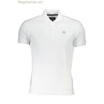 LA MARTINA տղամարդու սպիտակ կարճաթև պոլո շապիկ [SF-26346]