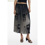 DESIGUAL կանացի սև կիսաշրջազգեստ [SF-39769]