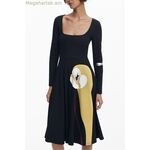 DESIGUAL կանացի սև երկար զգեստ [SF-39783]