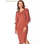 Tessita միդի օրեկան զգեստ — դարչնագույն [MW-171901]
