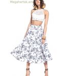 Tessita երկար կիսաշրջազգեստ — մոխրագույն [MW-152861]