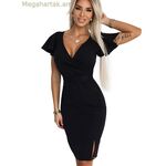 Numoco Nina կոկտեյլ զգեստ, սև (մոդել 203649) [MW-203649]