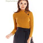awama կիսագոլֆ ջեմպեր — շագանակագույն [MW-139503]