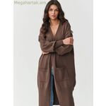 Makadamia կարդիգան մոդել 218106 — շագանակագույն [MW-218106]
