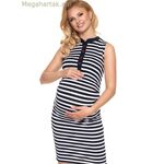 PeeKaBoo հղիության զգեստ, մոդել 159437 — սև [MW-159437]