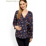 PeeKaBoo հղիության բլուզ, մոդել 113244 — նավի կապույտ [MW-113244]
