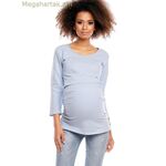 PeeKaBoo մոդել 84450 հղիության տունիկ — կապույտ [MW-84450]