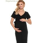 PeeKaBoo հղիության զգեստ, մոդել 157715 — սև [MW-157715]