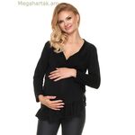 PeeKaBoo հղիության բլուզ, սև [MW-157821]