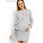 PeeKaBoo մոխրագույն հղիության տոնիկ-զգեստ [MW-113209]