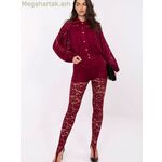 Italy Moda երկար լեգինգներ մոդել 221299 — կարմիր [MW-221299]