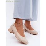 Step in style կանացի բարձրակրունկ պամփեր — բեժ [MW-227798]