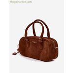 Step in style գրատուփ ոճի փոքր կանացի պայուսակ, շագանակագույն [MW-230696]