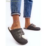 Step in style կանացի տնային կոշիկներ — գորշ [MW-189105]