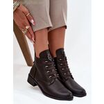 Step in style կարճ բութներ, մոդել 216950 — շագանակագույն [MW-216950]