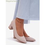 Step in style մոխրագույն բլոկ կրունկով փամփեր [MW-227799]