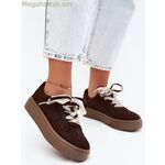 Step in style պլատֆորմային սնեյքերներ, շագանակագույն [MW-228743]