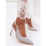 Step in style բարձրակրունկ սթիլետներ՝ գորշ [MW-228764]