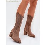 Step in style բացվածքավոր բոթսներ — շագանակագույն [MW-218495]