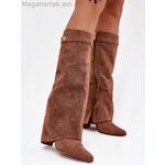 Step in style բարձրակրունկ բոթեր՝ բեժ [MW-221530]