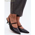 Step in style սեւ բարձրակրունկ պոմպեր, մոդել 227801 [MW-227801]