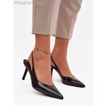 Step in style կանացի բարձրակրունկ կոշիկներ, սև [MW-221165]