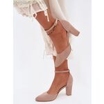 Step in style կանացի բլոկակրունկ պամփուշտներ — բեժ [MW-230967]
