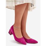 Step in style վարդագույն բարձրակրունկ պոմփեր [MW-209049]
