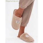 Step in style կանացի մորթե սլիպերներ, բեժ [MW-220062]
