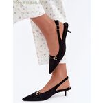 Step in style կանացի պոմպեր — սև [MW-230723]