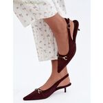 Step in style պոմպեր, կարմիր [MW-230725]
