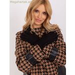 Wool Fashion Italia կանացի ձեռնոցներ — սև [MW-190852]