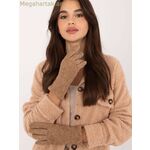 Wool Fashion Italia կանացի ձեռնոցներ՝ շագանակագույն [MW-200839]